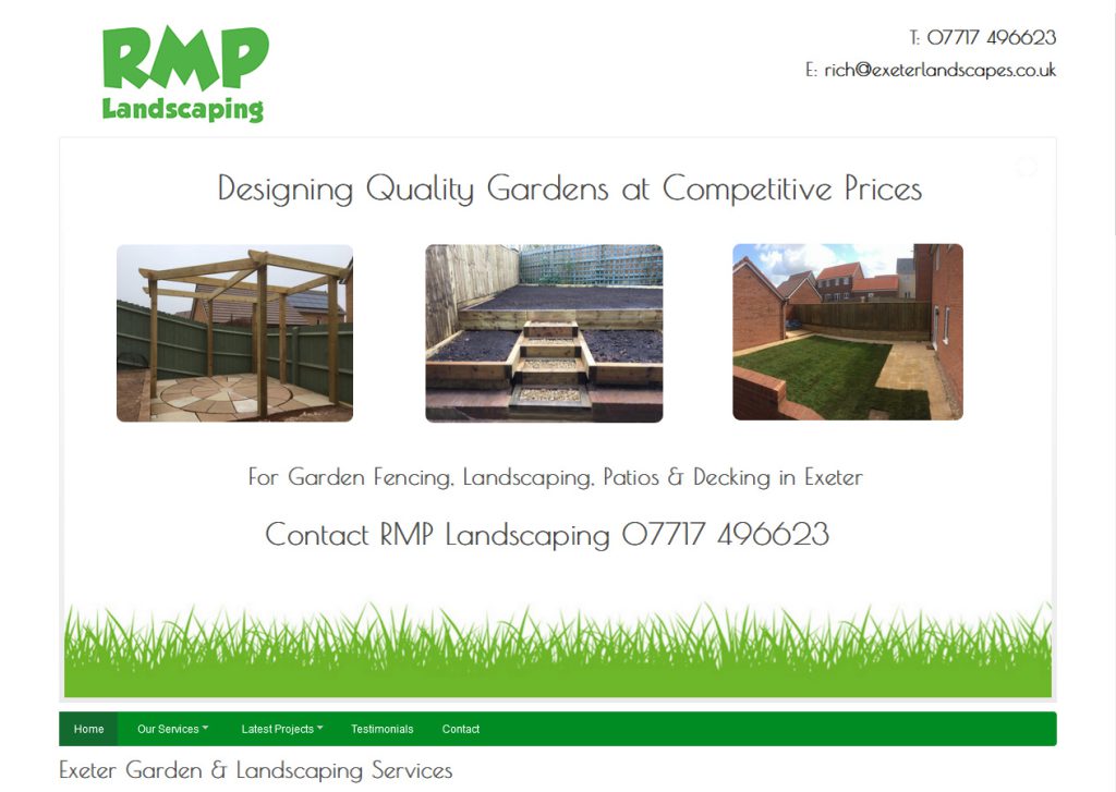 Exeter Garden Landscaping by RMP Landscaping