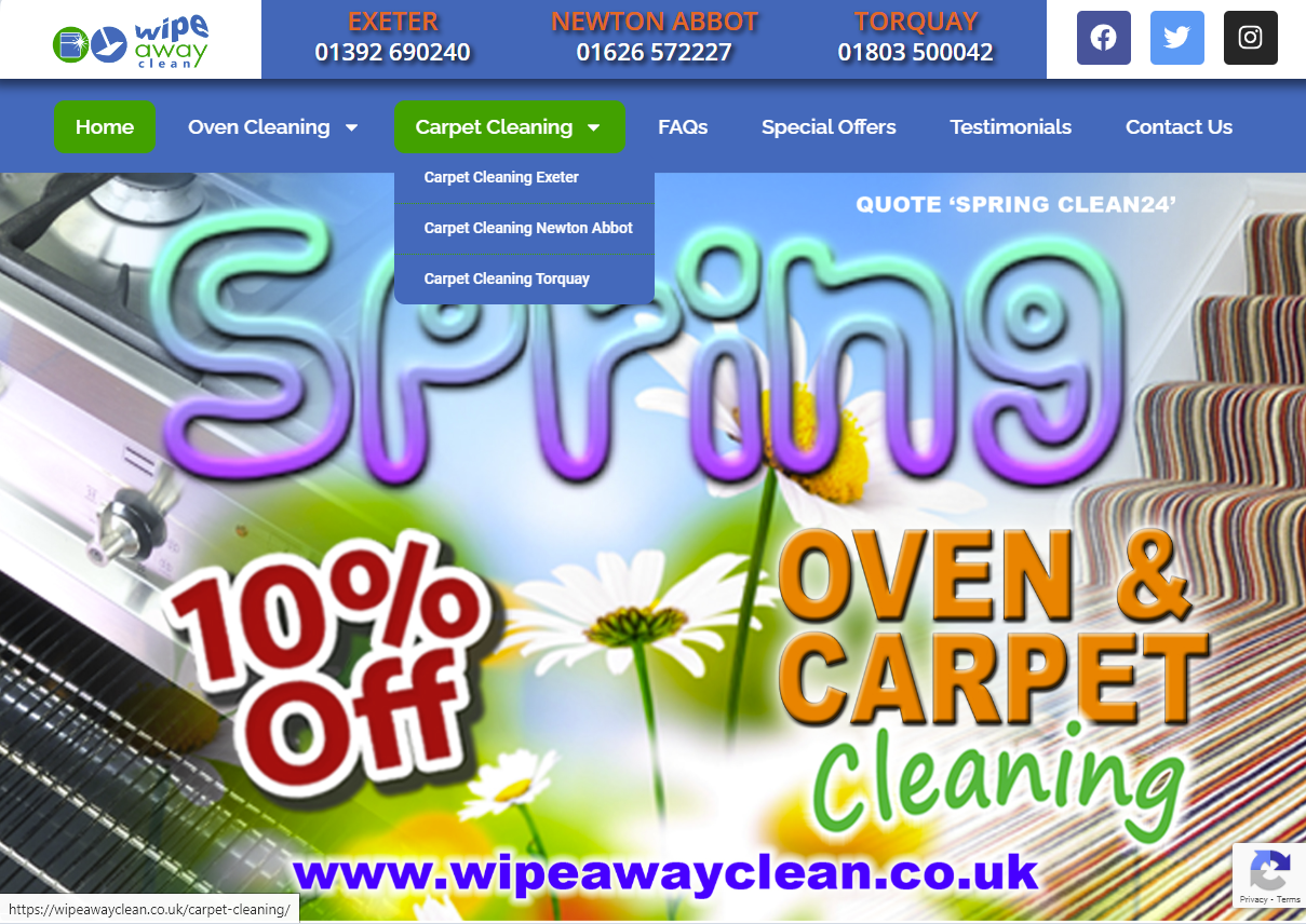 Wipe Away Clean - Website